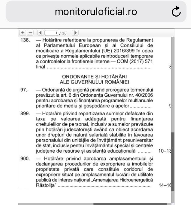 Monitorul oficial sentinte judecatoresti