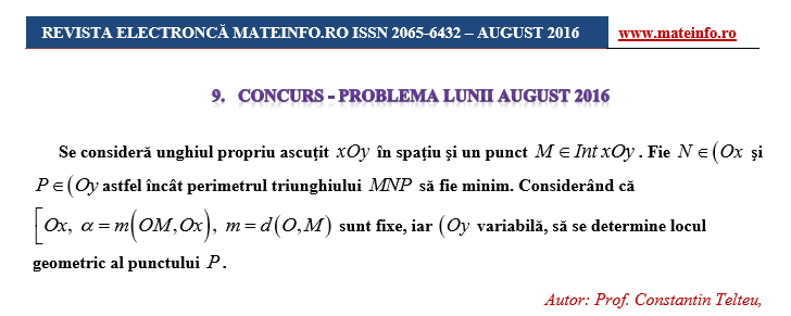 problema lunii august 2016